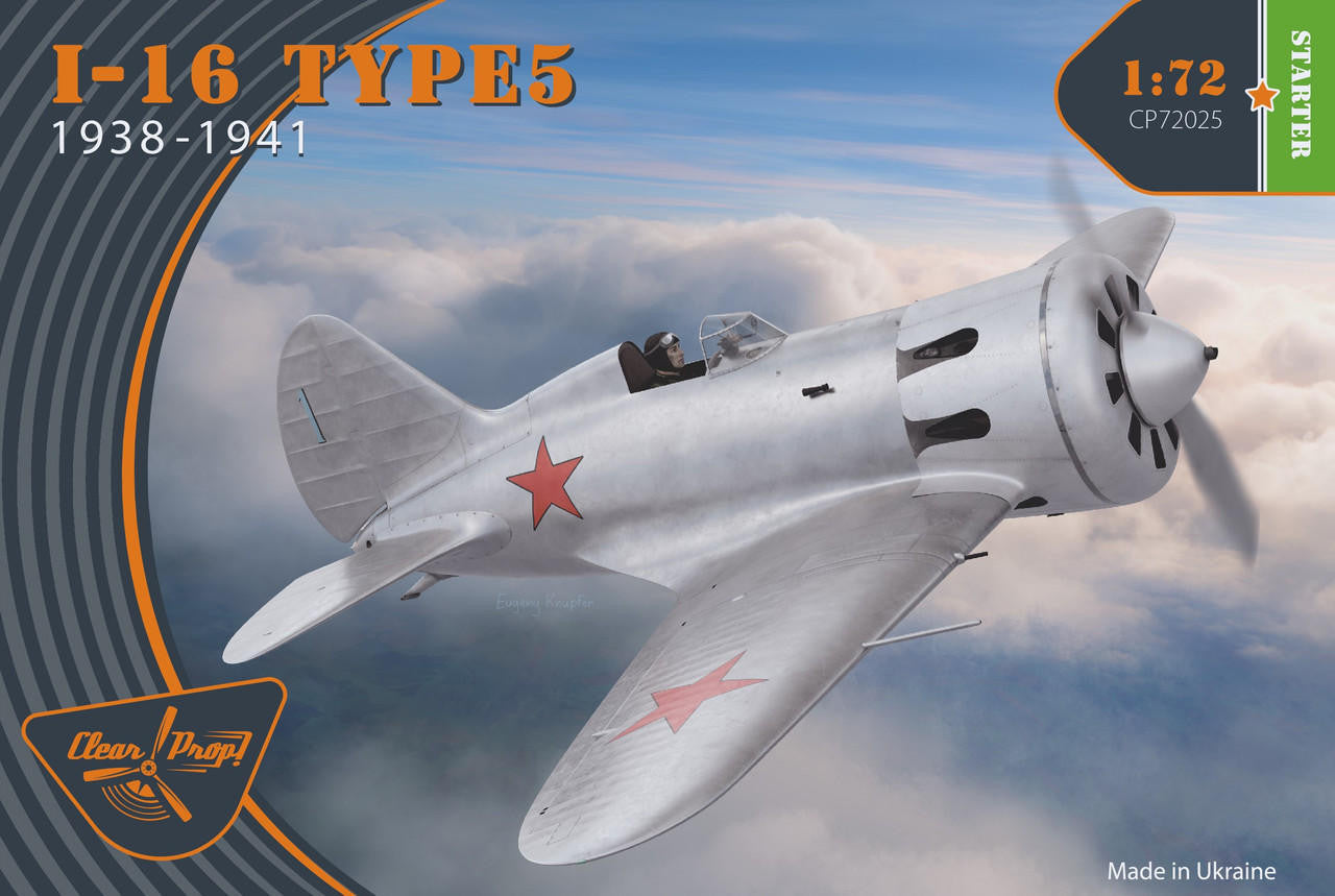 Clear Prop Models 1/72 I-16 Type 5 1938-41 72025